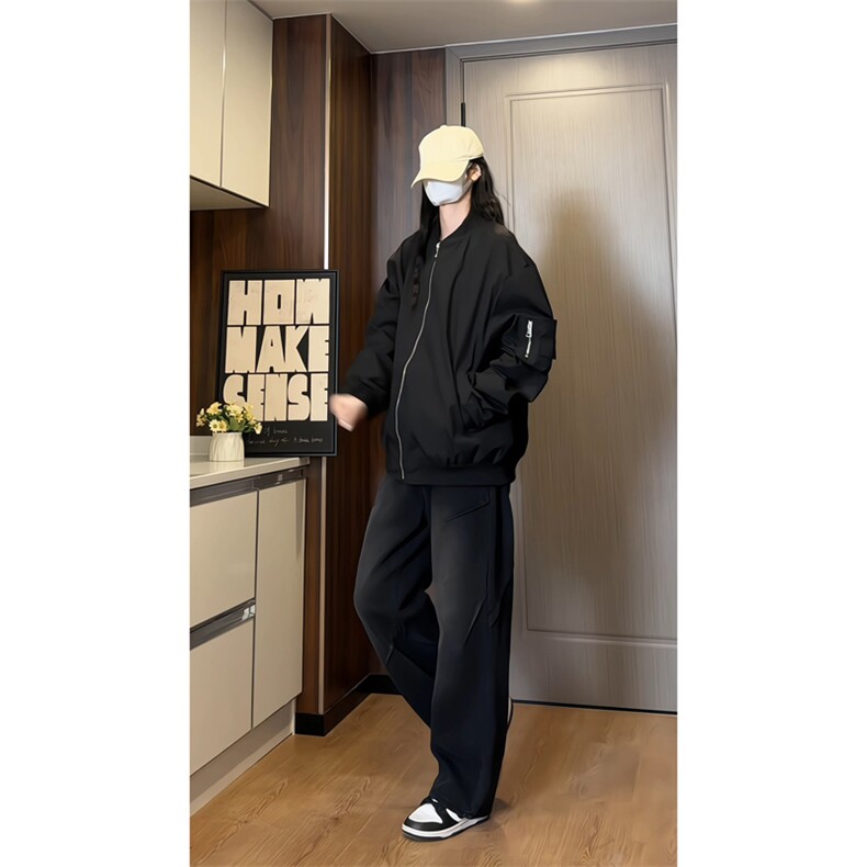 量大优供视频垫肩阿尔法飞行员外套夹克男CP44-70,男装夹克,电商B371