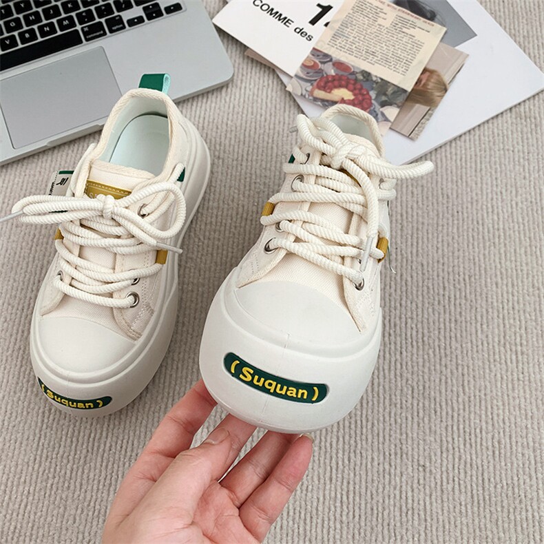 2024小白鞋子女春季新款韩版ins女学生休闲运动百搭板鞋女，女鞋帆布鞋，星座1407-3