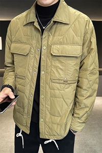 AK97907钱塘2020-3时尚休闲冬季厚款百搭简约中年男士羽绒服P150图片