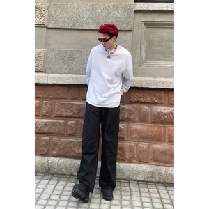 B221 美式ins街头hiphop宽松工装休闲裤子 LK23122-P65 控88图片