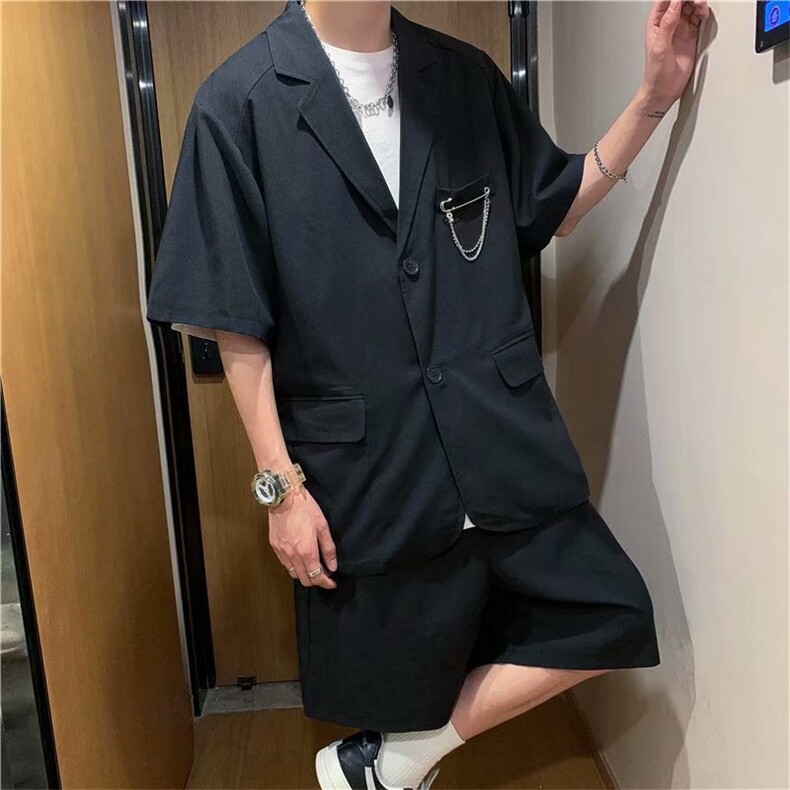 春季男士休闲西装套装Y50P48，男装西服套装，星座1116-2