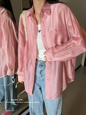 现货面料衬衫款防晒衣，女装衬衫，蜜思印·金