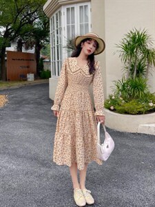 碎花连衣裙，女装连衣裙，安玖拉