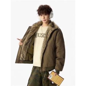 【现货】XZ1218 MM78 特价P93 美式复古解构座山雕夹克棉服图片