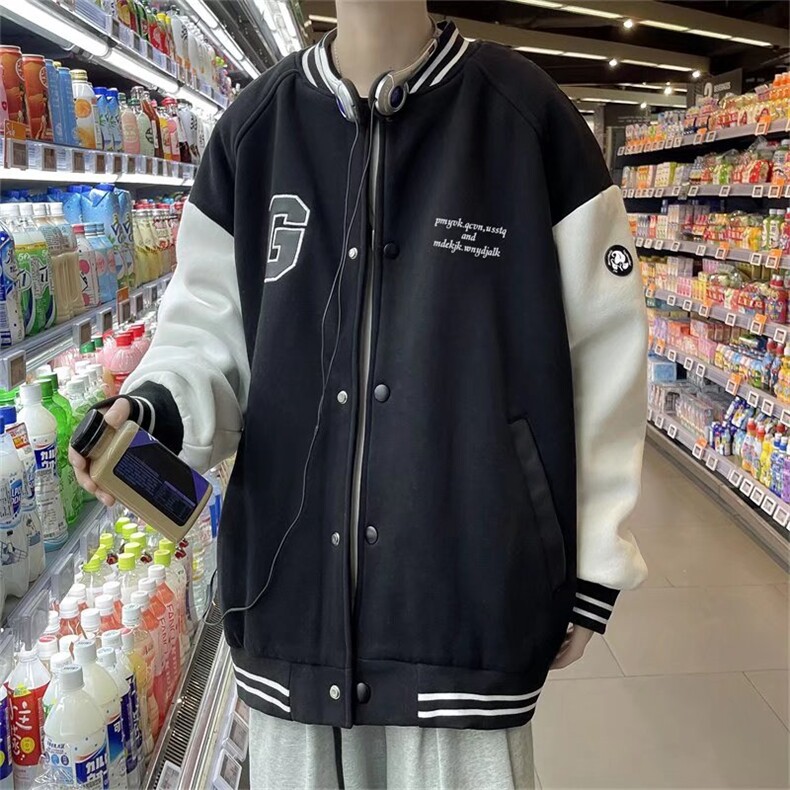 长袖青春流行印花潮流外穿男春季夹克棒球领H111P55,男装夹克,星座1116-2