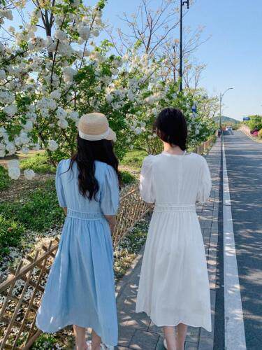 清爽舒适连衣裙，女装连衣裙，M.W 嫚维