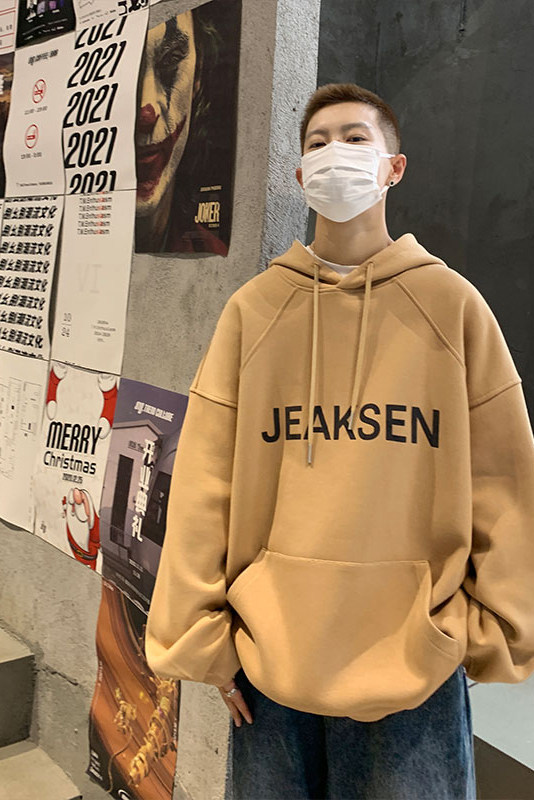 慵懒连帽檐卫衣男款硬挺情侣装外套-JK22301-P65控78,男装卫衣,星座605(原A050)