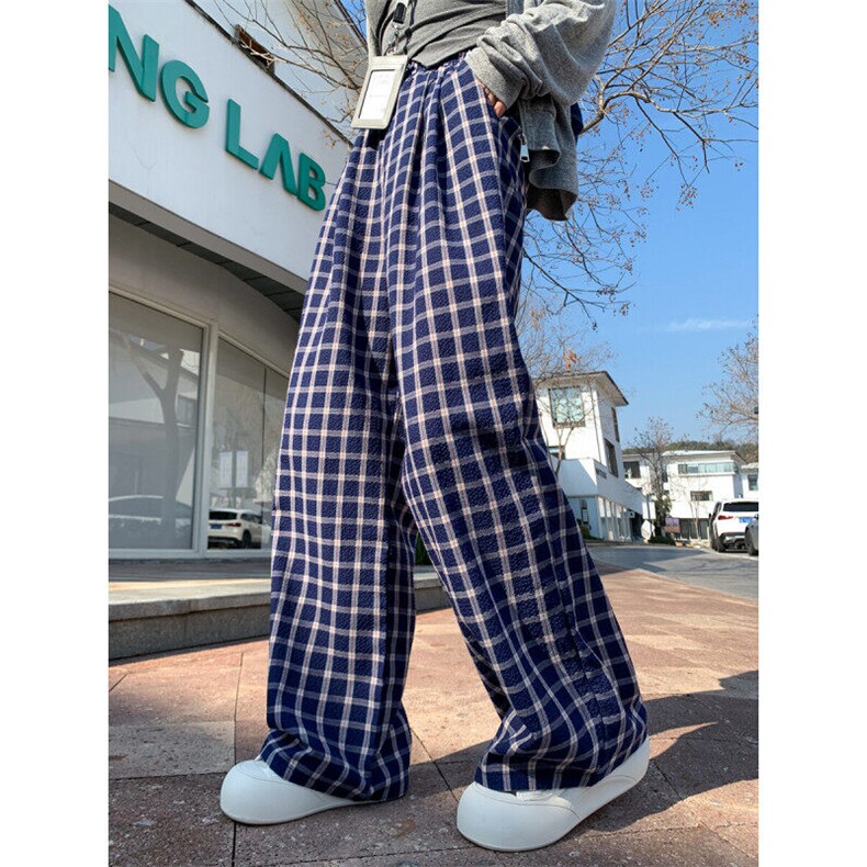 X363-P602025新款春季慵懒风遛弯裤宽松阔腿休闲裤,男装休闲裤,星座911