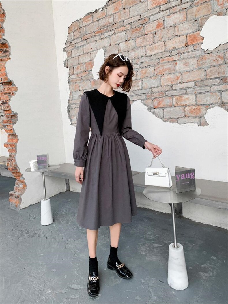 【现货】秋季新品英伦风连衣裙，女装连衣裙，圣伊敏