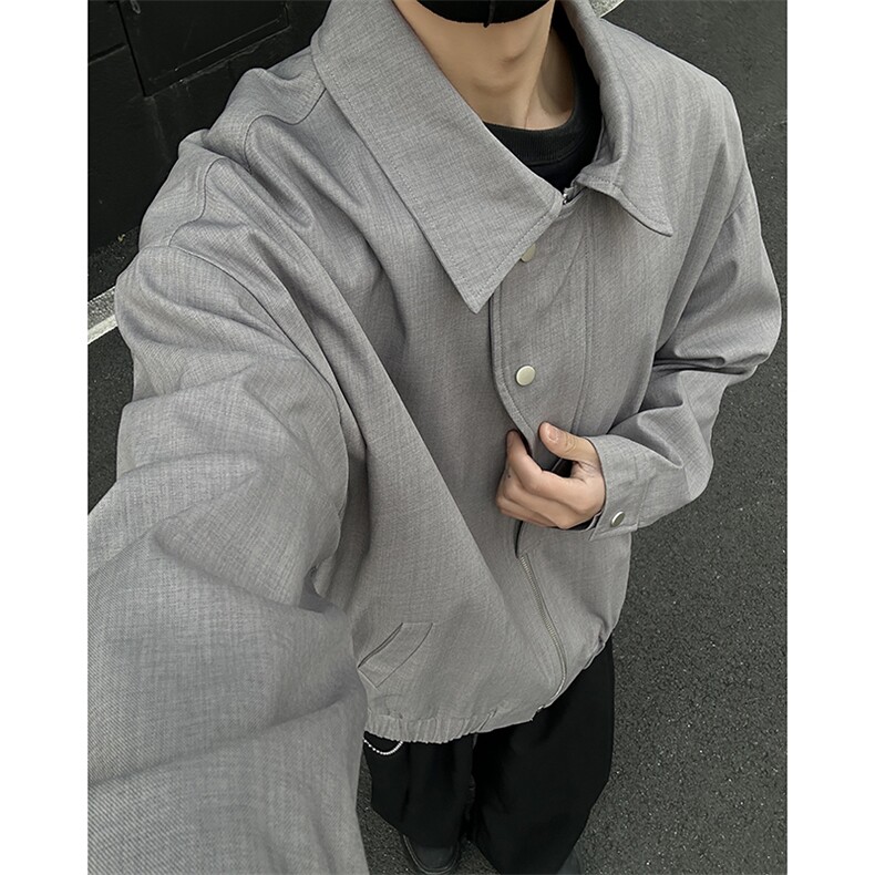 【现货】JK1023-P53特控88大码设计感夹克短款外套,男装夹克,电商D232