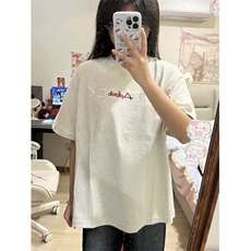 高街刺绣短袖男女款T恤新品夏装重工情侣装潮牌花卉上衣T1453，男装T恤，星座1116A（原606A-3）