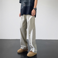 B266-C13-P602025春季新款宽松美式高街长裤休闲裤，男装休闲裤，星座B257-1