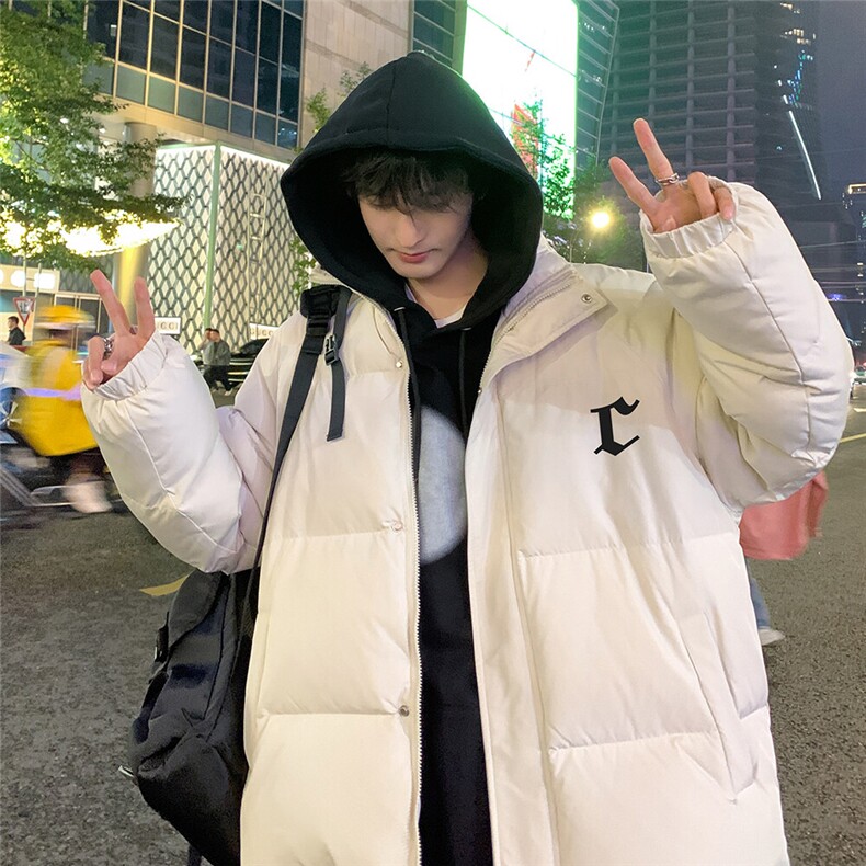 特批港风夜景时尚字母印花翻领棉衣A247-MY6370特批80控138,男装棉衣,电商A247