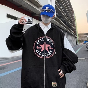 男春季新款可拆卸卫衣开衫TW11P45图片