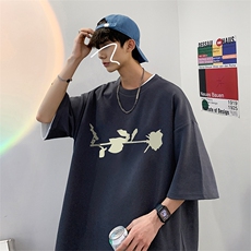 数据超好220克重磅美式潮牌短袖t恤T1216-P28直播有280克品质P38，男装T恤，电商A486