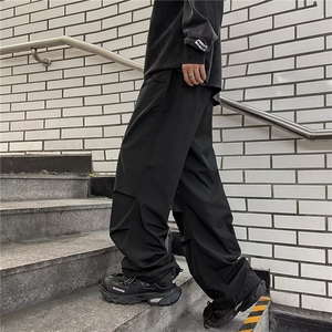新款时尚潮男百搭宽松休闲裤图片