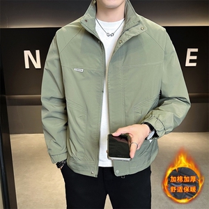 JK407R-P85 2025秋冬加棉加厚青年休闲夹克百搭外套图片