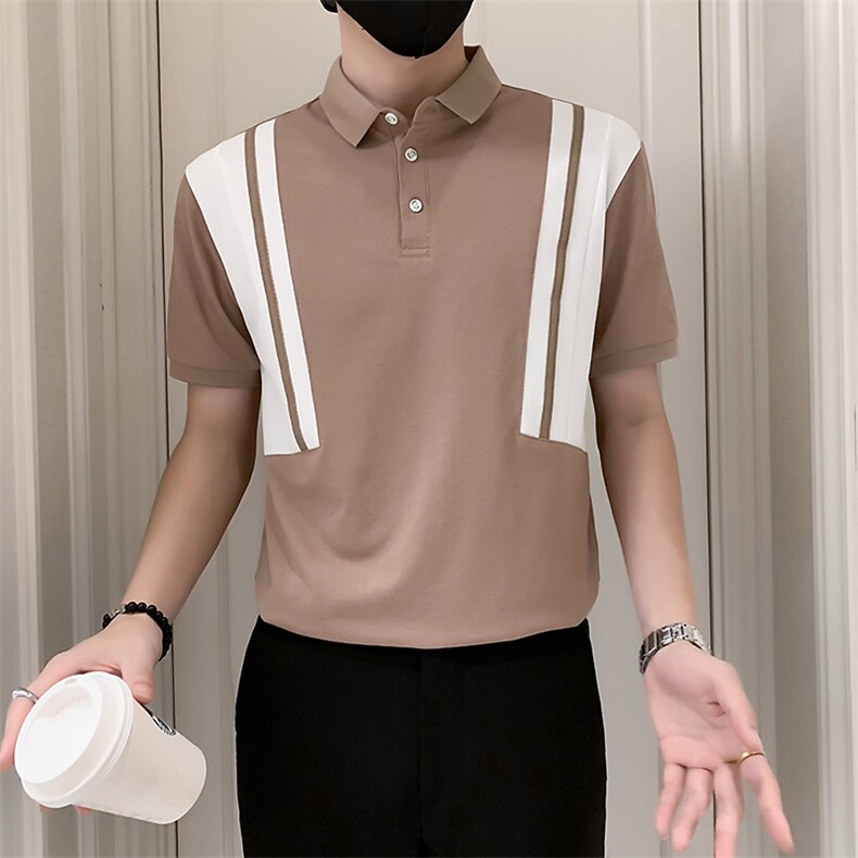 社会小伙短袖T恤男2025新款夏季潮牌A313-1-32302-P4868元,男装T恤,电商A313-1
