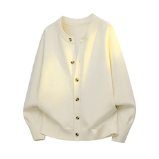 重磅秋冬男女北极绒开衫毛衣美式复古休闲慵懒风单排扣针织衫外套，男装针织衫/毛衣，电商A486