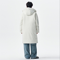 连帽长款羽绒服男款冬季加厚保暖休闲鸭绒外套XZ309Y95713P285，男装羽绒服，星座309（原A406）
