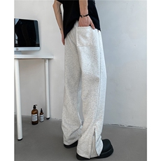 主推基础美式运动服休闲裤慵懒风拉链百搭长裤子男K30特P45，男装休闲裤，电商A335-1（原A458）
