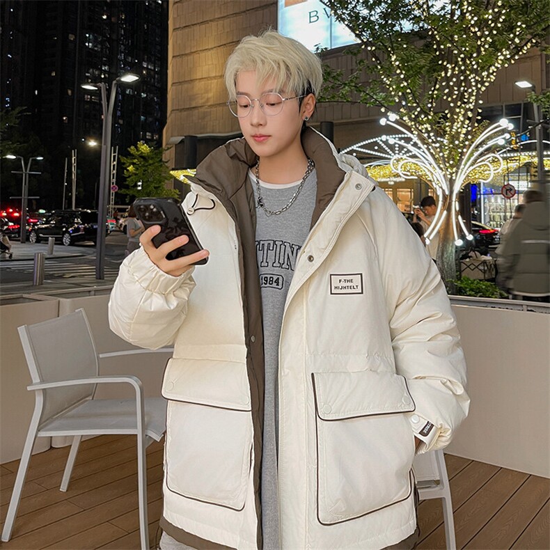 冬季新款新标潮牌白鸭绒外套羽绒服男女同款，男装羽绒服，星座1206（原A206）