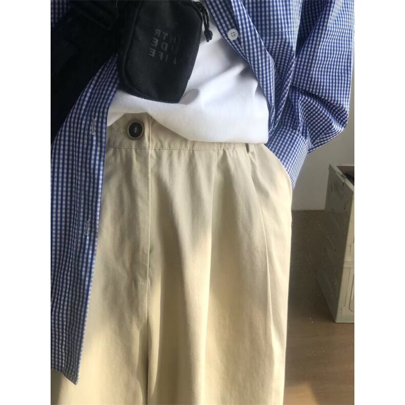 网络图，日系弯刀设计男松紧腰百搭阔腿休闲裤XZ302B-1-Q152P55,男装休闲裤,星座302B-1