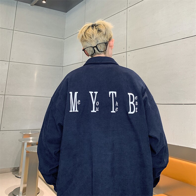 2025新款潮流简约情侣衬衫长袖休闲外套XZ201-2C527P55,男装衬衫,星座201-2