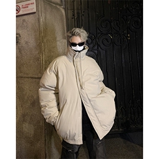 冬季港风宽松美式高街5色跑量款休闲保暖棉衣XZ811A-MF988-P90，男装棉衣，星座811A