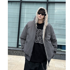 冬季美式复古座山雕棉服外套男女款连帽工装加厚夹克M9089/P130，男装夹克，星座506