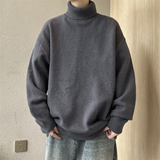 秋冬新款毛衣美式休闲慵懒风高领针织衫男MY05711-P48，男装针织衫/毛衣，星座308B-2