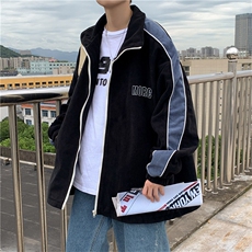 潮牌韩版夹克立领ins网红潮流宽松百搭休闲上衣外套男W1074-P58，男装夹克，星座512-2