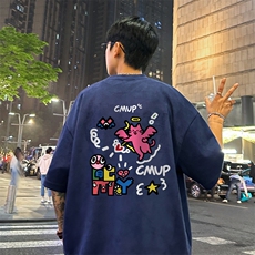 量大优供视频重磅麂皮绒短袖T恤男JPDX244-特P19，男装T恤，电商B367