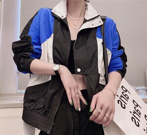 时尚撞色防晒衣图片