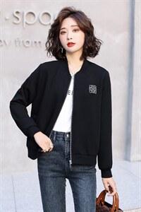 太空棉棒球服外套女春秋2022新款韩版宽松夹克开衫洋气减龄短外套图片