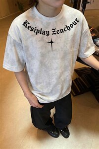美式扎染短袖T恤夏季潮牌印花复古休闲t恤男 XT63099-TP2548图片