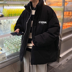 港风秋冬新款保暖立领宽松棉服外套男MY62025P115控138，男装棉衣，电商A268A