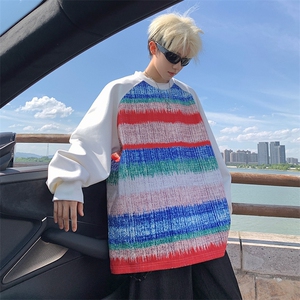 德绒卫衣男圆领春秋冬季2025新款打底衫男WY872-P40图片