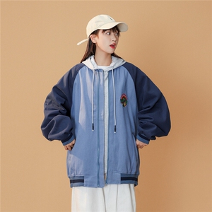 25春季新款棒球领潮流鳄鱼水洗长袖休闲夹克外套JK97/P90/138图片