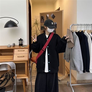 2026 420克重磅开衫卫衣boxy短款松绿石棒球衫外套男G1148 特P48图片