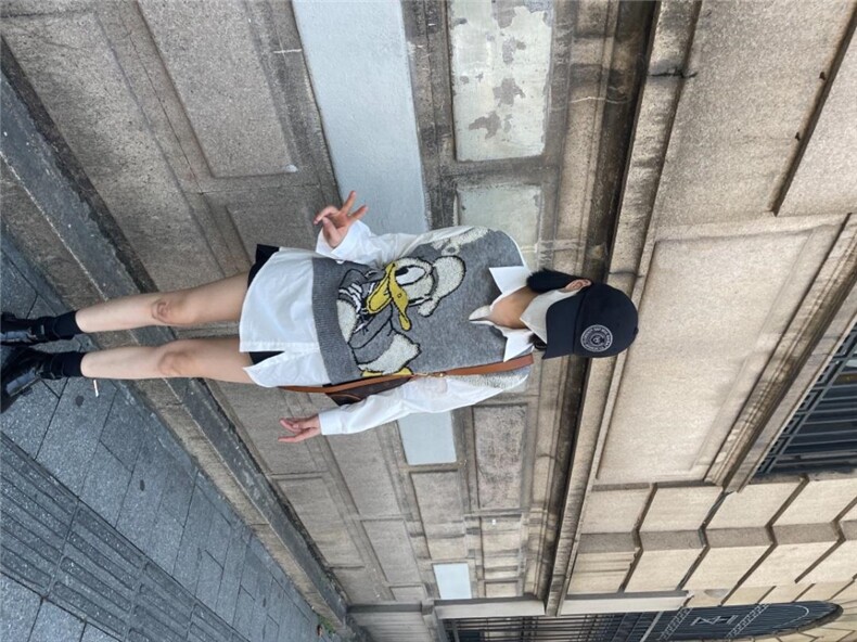 秋季新款毛线拼接衬衫，女装衬衫，88名店