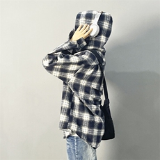 2025新款连帽衬衫格子外套潮流百搭长袖上衣A086-SY6292-P50,男装夹克,电商基地A086, 2025新款连帽衬衫格子外套潮流百搭长袖上衣A086-SY6292-P50,男装夹克,电商基地A086,