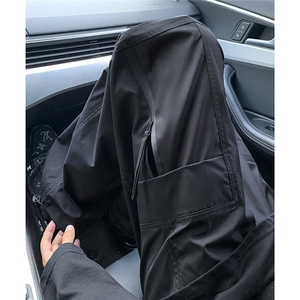 冲锋裤休闲裤机能工装男士春秋季新款直筒宽松休闲裤子MK7003 P46图片