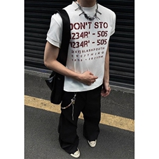 美式复古夏季索罗娜凉感短袖T恤男女休闲圆领半袖潮TY09，男装T恤，星座1116A（原606A-3）