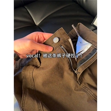 美式复古加厚牛仔裤男美式高街潮牌弯刀裤直筒微喇裤LA82200-P52，男装牛仔裤，星座1008
