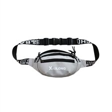 新款夏季字母拉链时尚情侣印花时尚潮流腰包牛津布斜跨包，鞋类箱包男包，星座510A-2