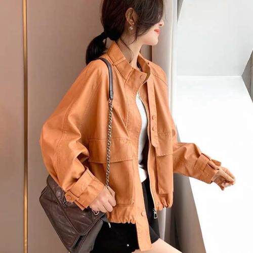 秋装皮衣，女装皮衣，视线·L