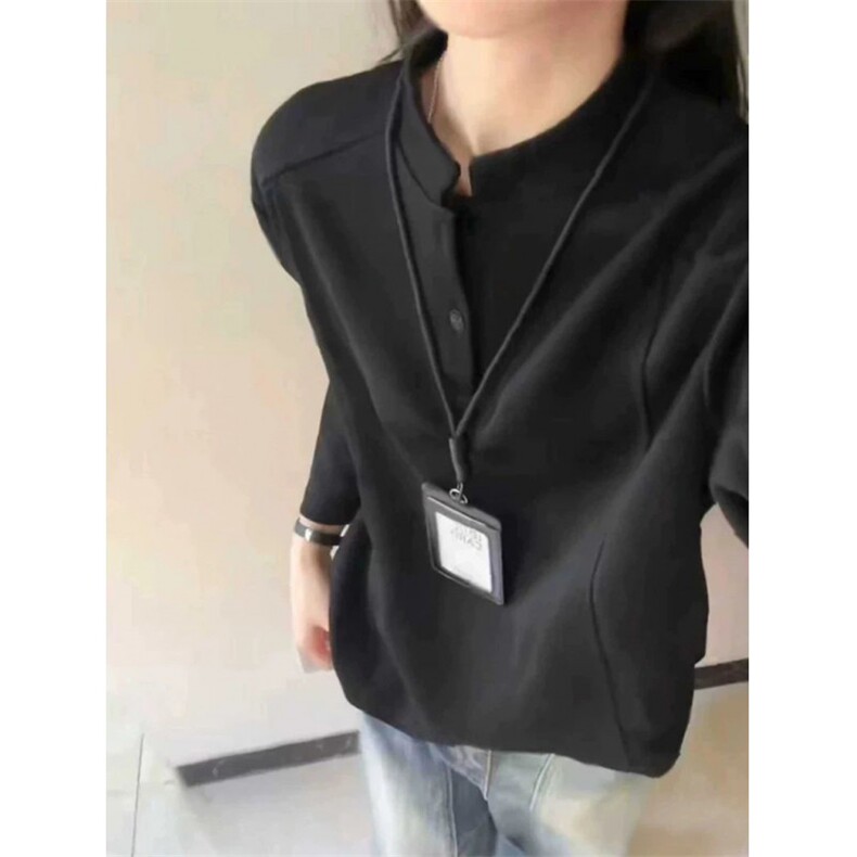现货JY150-P35潮流痞帅高级感亨利领打底t恤网图,男装T恤,星座1501-3
