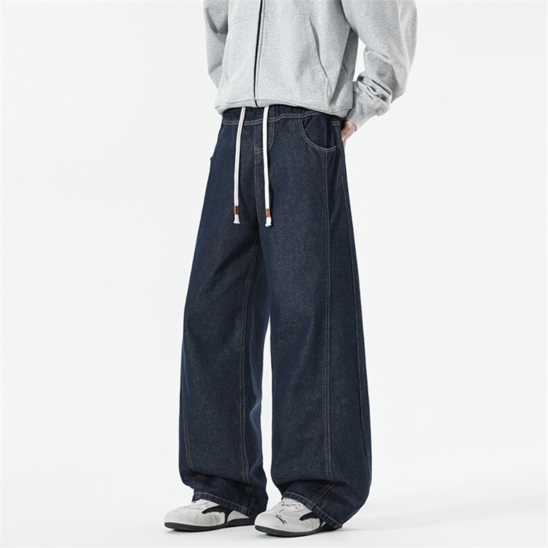 A129-K969P40特批松紧腰原牛在仓现货，男装牛仔裤，电商A129