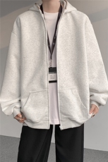 3XL-S基础百搭拉链开衫卫衣男休闲外套小心机WY45-P58400g，女装短外套，电商D206-1